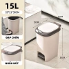 Thùng Rác ENODA HOME TR021 Kích Thước, Nắp Đậy, Đạp Chân Nhấn Nút - Giá 89.000₫ 8