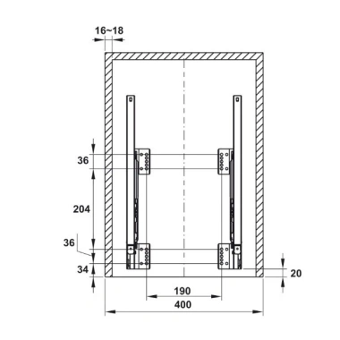 Thùng rác gắn cánh Viola 503.48.505 Hafele - Nắp kín, gắn tủ tiện, dễ vệ sinh, giảm 22%