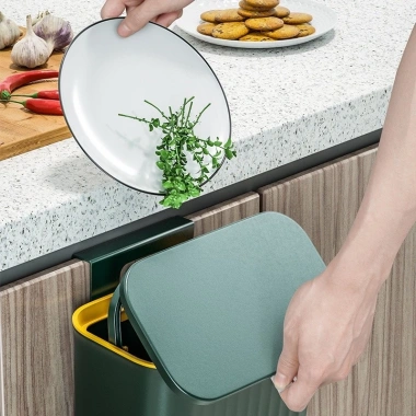 Thùng rác gắn tường cỡ lớn nắp lật cho nhà bếp & toilet - Giá chỉ 75.625₫ 5