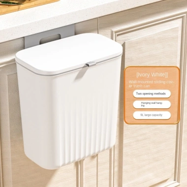 Thùng rác gắn tường cỡ lớn nắp lật cho nhà bếp & toilet - Giá chỉ 75.625₫ 8