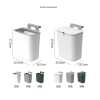 Thùng rác gắn tường cỡ lớn nắp lật cho nhà bếp & toilet - Giá chỉ 75.625₫ 9
