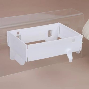 Thùng rác gập treo tường đa chức năng, không đục lỗ, giá đựng túi nhựa