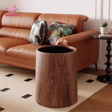 Thùng rác gỗ dung tích lớn không nắp – phù hợp cho trường học, phòng ngủ, bếp – giá ưu đãi 162.800₫