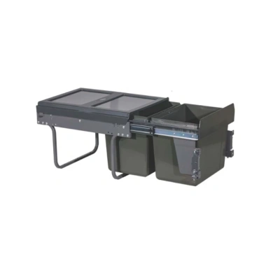 Thùng rác Hafele 400mm 2x15L - Thiết kế gọn, dung tích 30L, giá ưu đãi 2.656.800 VNĐ