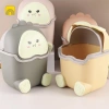 Thùng rác mini để bàn nắp lật cute siêu xinh - Decor bàn học, chỉ 66.000₫