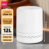 Thùng rác nắp bật 15L DELIxVUSIGN chống thấm khử mùi - phù hợp phòng khách, bếp, tắm, tặng túi rác 12