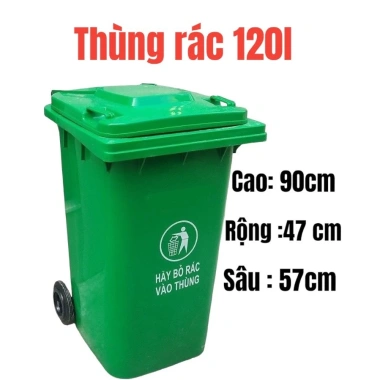 Thùng rác nhựa 60-240L cao cấp nguyên sinh - Giá ưu đãi 181.791₫