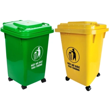 Thùng rác nhựa 60-240L cao cấp nguyên sinh - Giá ưu đãi 181.791₫