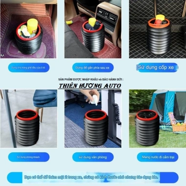 Thùng rác ô tô đa năng gập gọn, túi đựng rác nội thất ô tô, giá chỉ 29.000₫ 3