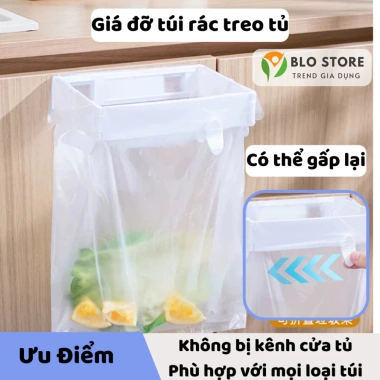 Thùng rác treo tủ bếp BloStore TR01 - Giá đỡ gấp gọn, tiết kiệm không gian, 31.023₫
