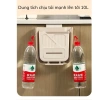 Thùng rác treo tủ bếp gấp gọn thông minh 7L/10L, ngăn túi rác, treo tường 5