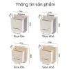 Thùng rác treo tủ bếp gấp gọn thông minh 7L/10L, ngăn túi rác, treo tường 9