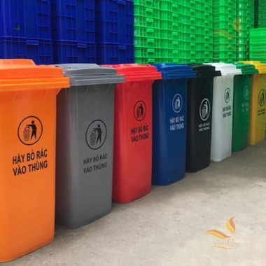 Thùng rác y tế công cộng 240 lít có bánh xe - Kháng khuẩn, chịu lực, giá 289.100 VNĐ 4 Thùng rác y tế công cộng 240 lít có bánh xe - Kháng khuẩn, chịu lực, giá 289.100 VNĐ 4