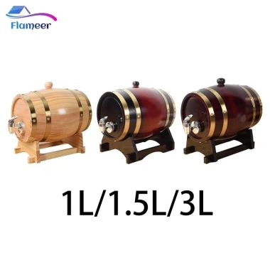 Thùng Rượu Lão Hóa có Chân Đế & Xốp - Retro, phù hợp tiệc gia đình, giá ưu đãi 367.400₫