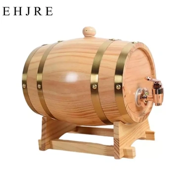 Thùng rượu sồi có chân đế - Hộp đựng bia gỗ đa năng, cho whisky, cocktail, rượu vang - Giá chỉ 365.200₫