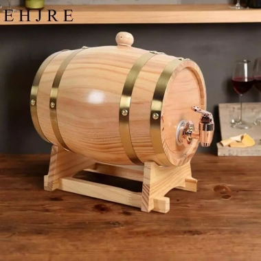 Thùng rượu sồi có chân đế - Hộp đựng bia gỗ đa năng, cho whisky, cocktail, rượu vang - Giá chỉ 365.200₫ 4 Thùng rượu sồi có chân đế - Hộp đựng bia gỗ đa năng, cho whisky, cocktail, rượu vang - Giá chỉ 365.200₫ 4