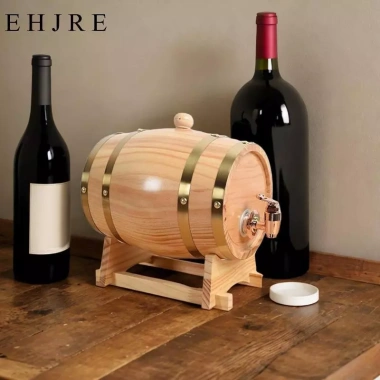 Thùng rượu sồi có chân đế - Hộp đựng bia gỗ đa năng, cho whisky, cocktail, rượu vang - Giá chỉ 365.200₫ 5 Thùng rượu sồi có chân đế - Hộp đựng bia gỗ đa năng, cho whisky, cocktail, rượu vang - Giá chỉ 365.200₫ 5