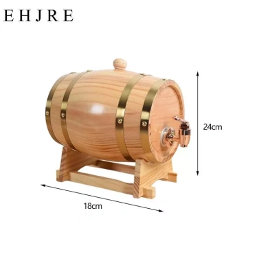 Thùng rượu sồi có chân đế - Hộp đựng bia gỗ đa năng, cho whisky, cocktail, rượu vang - Giá chỉ 365.200₫