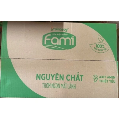 Thùng sữa đậu nành Fami Nguyên chất mix vị 36 hộp 200ml - Giảm còn 150.000đ