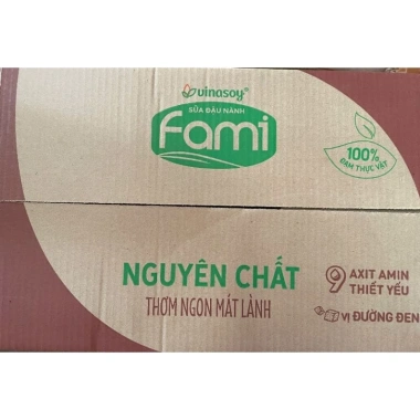 Thùng sữa đậu nành Fami Nguyên chất mix vị 36 hộp 200ml - Giảm còn 150.000đ