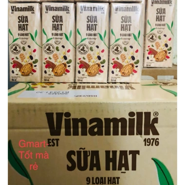 Thùng Sữa Vinamilk 9 Hạt Super Nut 24 hộp 180ml - Năng lượng xanh, giữ dáng, khỏe da, hoả tốc Hà Nội, giá 316k