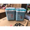 Thùng vuông 1.2 lít kèm muỗng và ống hút - Giá chỉ 48.900₫, tiết kiệm ngay 5