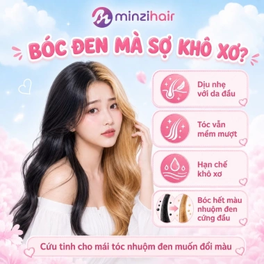 Thuốc Bóc Đen Tóc Minzihair Khôi phục nền tự nhiên, nhuộm đen về lại, giá 149.000 2 Thuốc Bóc Đen Tóc Minzihair Khôi phục nền tự nhiên, nhuộm đen về lại, giá 149.000 2
