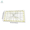 Thước Chắp Vá Acrylic Hình Chữ Nhật Dụng Cụ Quilting Thủ Công Cho Người Mới Bắt Đầu 7