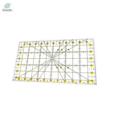 Thước Chắp Vá Acrylic Hình Chữ Nhật Dụng Cụ Quilting Thủ Công Cho Người Mới Bắt Đầu 10