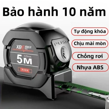 Thước cuộn thép carbon phủ huỳnh quang - Thước kéo, rút, nhìn trong tối, 40.000 VND