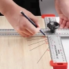 Thước đa năng MONQIQI Chữ T - Định vị lỗ khoan, cân bằng thủy ngân, giá 60.000đ 5