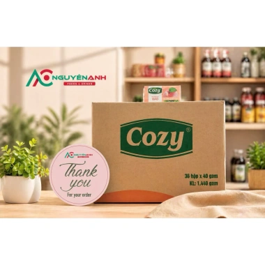 Thuốc Đào Cozy Túi Lọc 36 Hộp 40g - Pha Đa Dạng Trà Đào Giảm Giá 1.5 Triệu