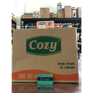 Thuốc Đào Cozy Túi Lọc 36 Hộp 40g - Pha Đa Dạng Trà Đào Giảm Giá 1.5 Triệu