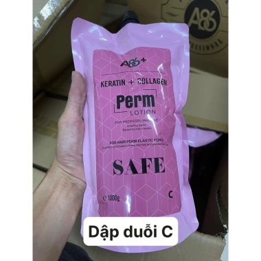 Thuốc dập duỗi, dập định hình A86 Safe 1.000ml - Giá 189.000đ, giảm mạnh, bảo vệ tóc