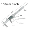 Thước điện tử Vernier 150mm 6 inch Micromet kỹ thuật số - Giá ưu đãi 117.979 VND 3
