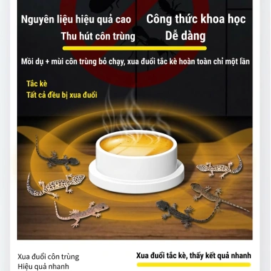 Thuốc diệt thằn lằn an toàn cho người và thú cưng - 30 năm không còn thằn lằn, giá 62.999