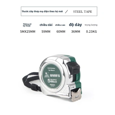 Thước đo băng thép Mét Boutique cao cấp - Chính xác, bền bỉ, giảm 20% chỉ 208.502 VND 6 Thước đo băng thép Mét Boutique cao cấp - Chính xác, bền bỉ, giảm 20% chỉ 208.502 VND 6