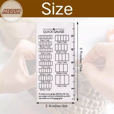 Thước đo nhanh Meour cho đan, móc - Dễ đo, Đếm chính xác, Giá ưu đãi 77.660₫
