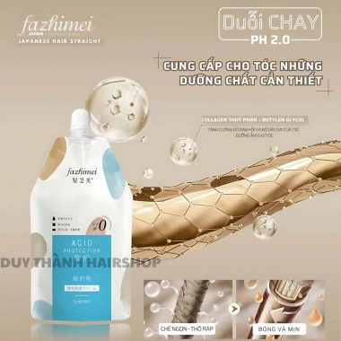 Thuốc Duỗi Tóc Acid pH 2.0 FAZHIMEI 500ml Chính Hãng - Duỗi Tự Nhiên Không Dập, An Toàn, Giá 225.000 VND 2 Thuốc Duỗi Tóc Acid pH 2.0 FAZHIMEI 500ml Chính Hãng - Duỗi Tự Nhiên Không Dập, An Toàn, Giá 225.000 VND 2
