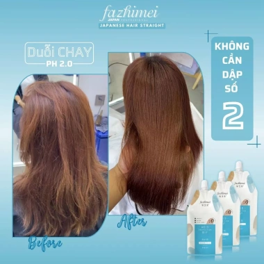 Thuốc Duỗi Tóc Acid pH 2.0 FAZHIMEI 500ml Chính Hãng - Duỗi Tự Nhiên Không Dập, An Toàn, Giá 225.000 VND 7 Thuốc Duỗi Tóc Acid pH 2.0 FAZHIMEI 500ml Chính Hãng - Duỗi Tự Nhiên Không Dập, An Toàn, Giá 225.000 VND 7