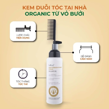 Thuốc duỗi tóc Bellena DT 250ml - Kem ép duỗi tại nhà, không tổn thương, 227.000 VND