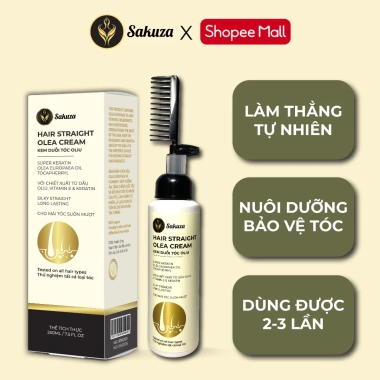 Thuốc duỗi tóc Olive phục hồi không gây hư tổn Sakuza 250ml - Giá chỉ 235.000đ 10