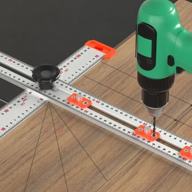 Thước Gỗ 2 Trong 1 Điều Chỉnh Góc Sliding T-Shape - Định Vị Khoan, Giá 763,132₫