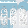 Thước kẻ đa năng 5 trong 1, thước đo hình học xoay 360°, combo học tập 10.900đ 9