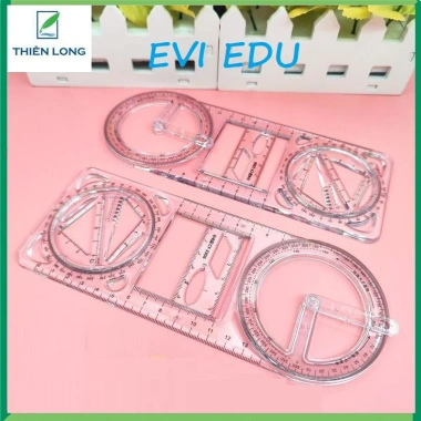 Thước kẻ đa năng xoay 360° đo đa dạng hình học nms - Giá ưu đãi 19.000₫ 4