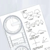 Thước kẻ đa năng xoay 360° đo đa dạng hình học nms - Giá ưu đãi 19.000₫ 7