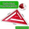 Thước ke góc tam giác hợp kim nhôm 12 đến 7 inch, góc 90 độ chỉ 89.000 VND 10