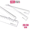 Thước kẻ nhựa Deli 20-30-50cm độ bền cao giá chỉ 15.000 VND giảm ngay 4
