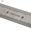 Thước Kẻ Thép Không Gỉ Hai Mặt mingxuan2 15-30cm - Độ Chính Xác Cao Giá 35.100₫ 2