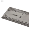 Thước Kẻ Thép Không Gỉ Hai Mặt mingxuan2 15-30cm - Độ Chính Xác Cao Giá 35.100₫ 4